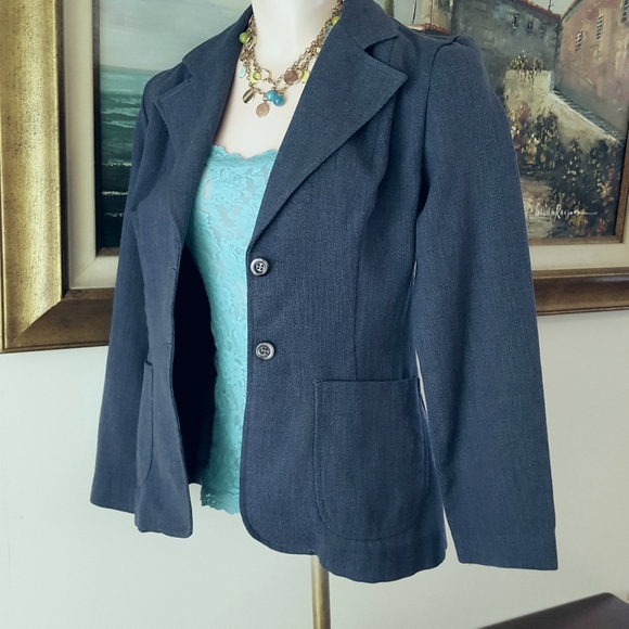 Vintage Blue Blazer - Picture 2 of 12
